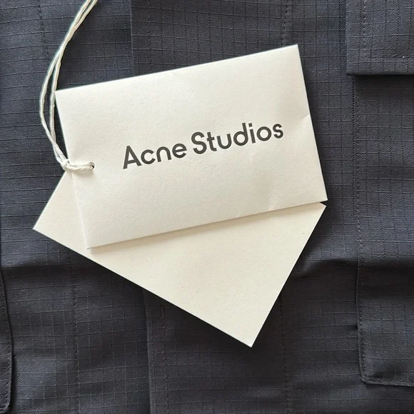 NWT Men's Casual Ribstop Jacket in Dark Blue - Picture 8 of 10